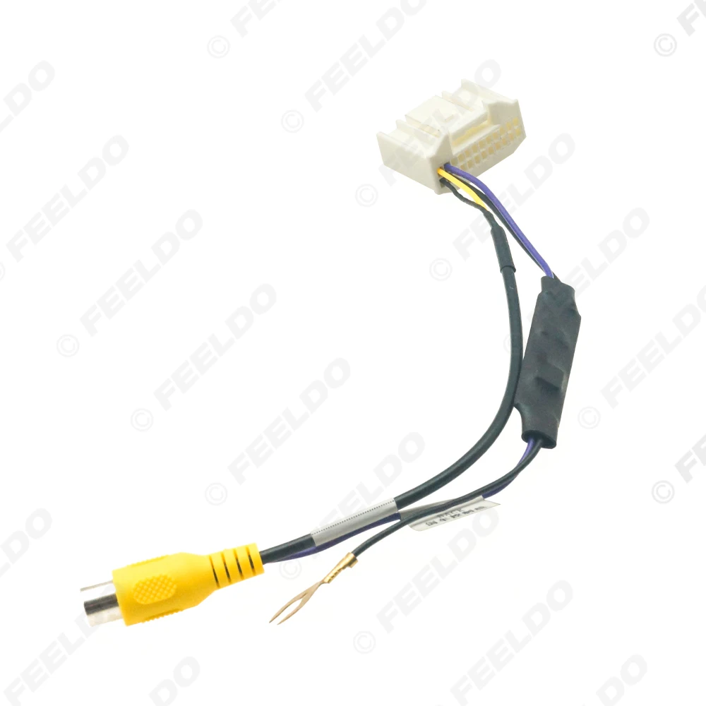 FEELDO Auto 24-pin Reverse Camera Output Video Adapter Wiring Cable For Toyota Original Factory Car Camera Video Output #HQ7520 image 6