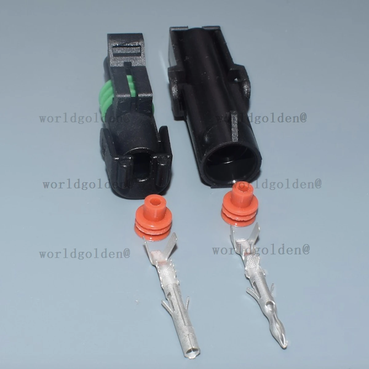 12010996 1Pin Waterproof Auto Connector Set with Terminals for Vehicle Electrical System Wiring Repair
