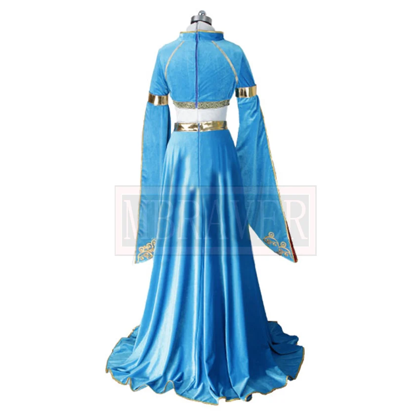 Zelda Breath Of The Wild Princess Dress Uniform Outfit Cosplay Costume Halloween Christmas Custom Made Any Size