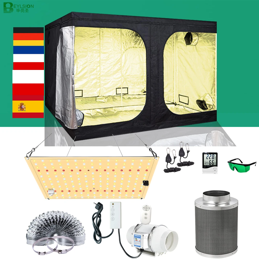 BEYLSION 25 Designs Grow Box Tent Growbox Plant Grow Lamp Completely Set Indoor Led Grow Tent With Fan And Filter For Hydroponic