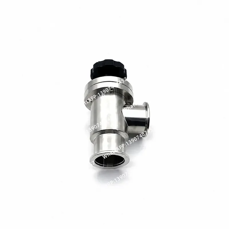 KF Vacuum Manual Baffle Valve 304 Stainless Steel Quick Pack 16 Flange 25 Pipe Fittings 40 Seals 50 Clamp Clamp