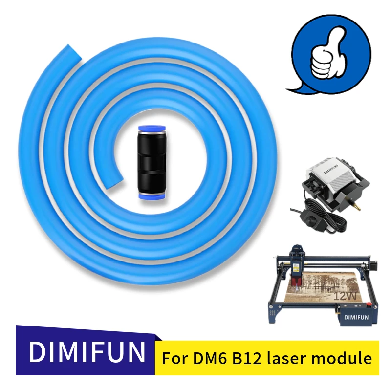 2024 DIMIFUN Air Tube Air Assist Kit for DIMIFUN DM6 B12 Laser Module