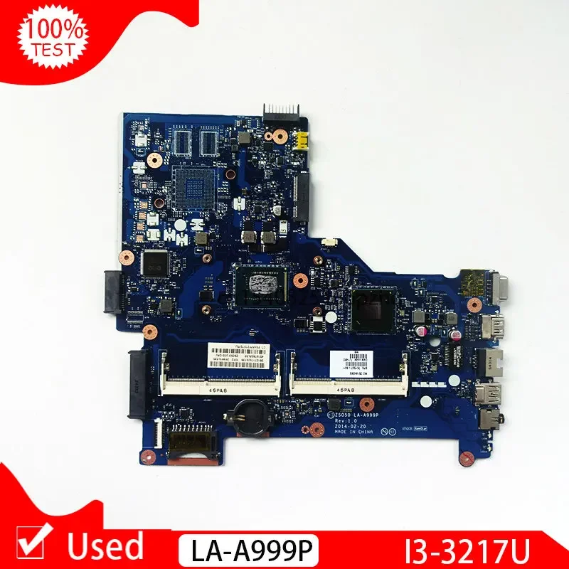 

Used For HP 15-R 250 G3 Laptop Motherboard 761537-001 ZSO50 LA-A999P Mainboard DDR3 With I3-3217 CPU