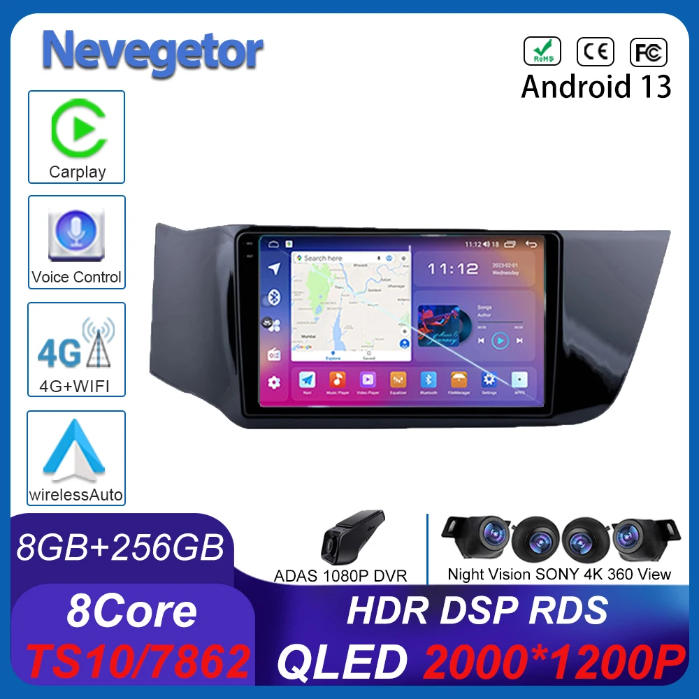 

Android 13 For Changan CS15 2019 -2021 5G Carplay Car Multimedia Player 2 DIN Autoradio GPS Navigation BT WIFI Head Unit Screen