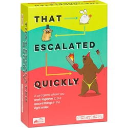 Exploding Kittens Presents That Escalated Quickly Funny Card Games for Adults and Kids Hilarious Family Game for Game Night