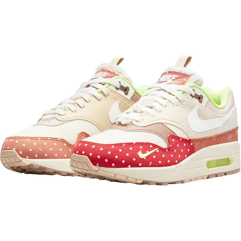 حذاء الجري Nike Genuine Air Max 1 PRM للنساء ذو وسادة هوائية ريترو DR2553-111 #5