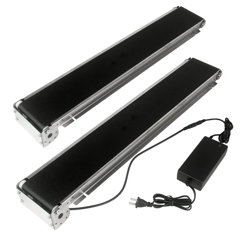 

Stainless Steel Conveyor 460mm 552mm 600mm Mini Conveyor PU Belt Vending Machine DC Track Cargo Lane Automatic Conveyor Belt