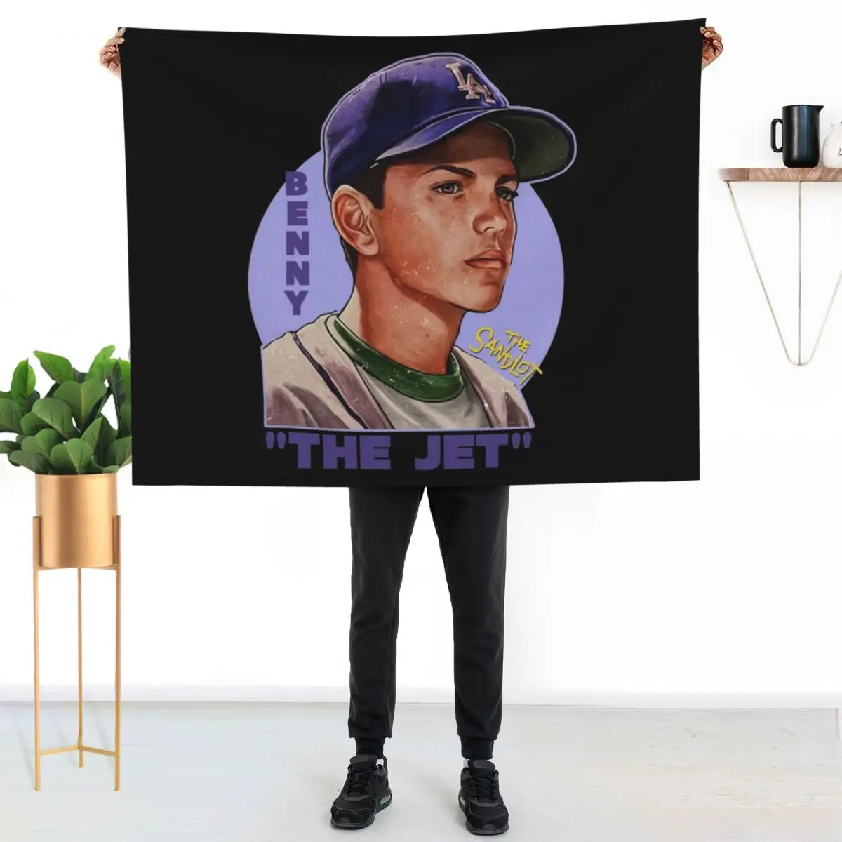 The Jet - The Sandlot Throw Blanket Tourist Bed linens Warm christmas gifts Flannels Soft Plush Plaid Blankets