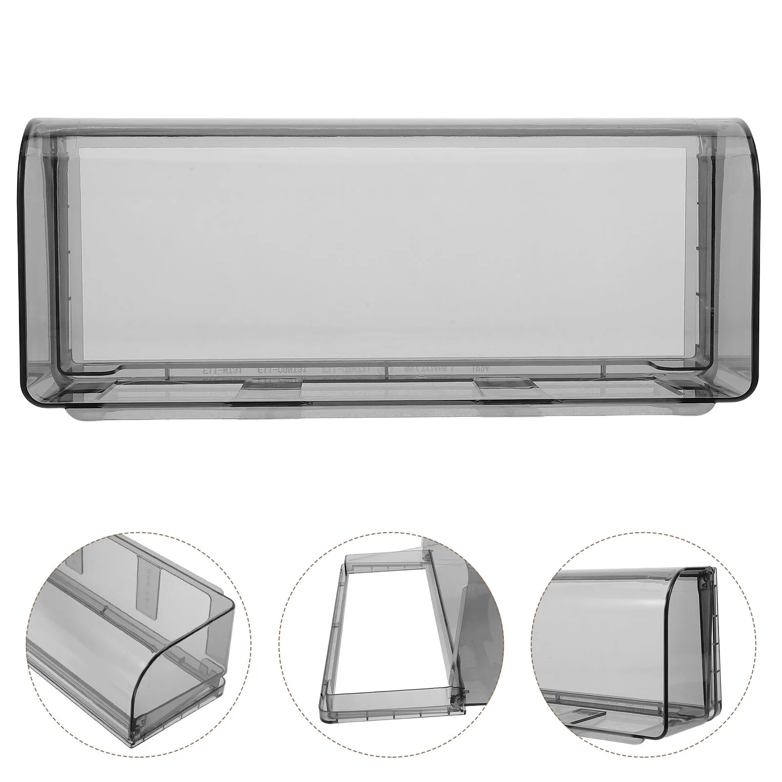 

Waterproof Socket Box 86 Type Triple Outlet Plug Protector For Bathroom Electrical Splash Proof Adhesive Power Cover