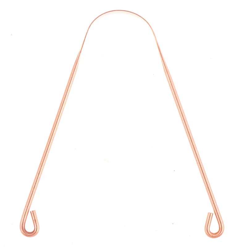 Nettoyeur de langue en métal pour hommes et femmes, lot de 2, outil buccal en acier inoxydable, élimine la mauvaise haleine pour la routine quotidienne du matin