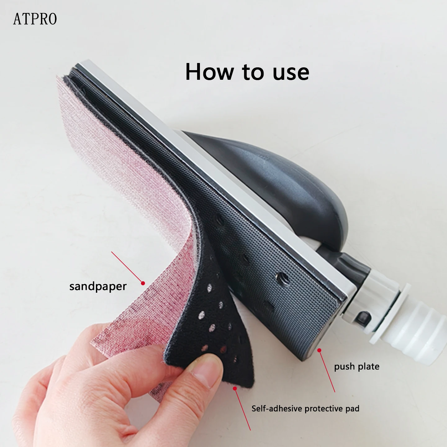 

Mirka Car Sander Buffer Pad 70/198 Rectangular Tray Protective Pad Vacuum Cleaner Dry Sanding Accessory