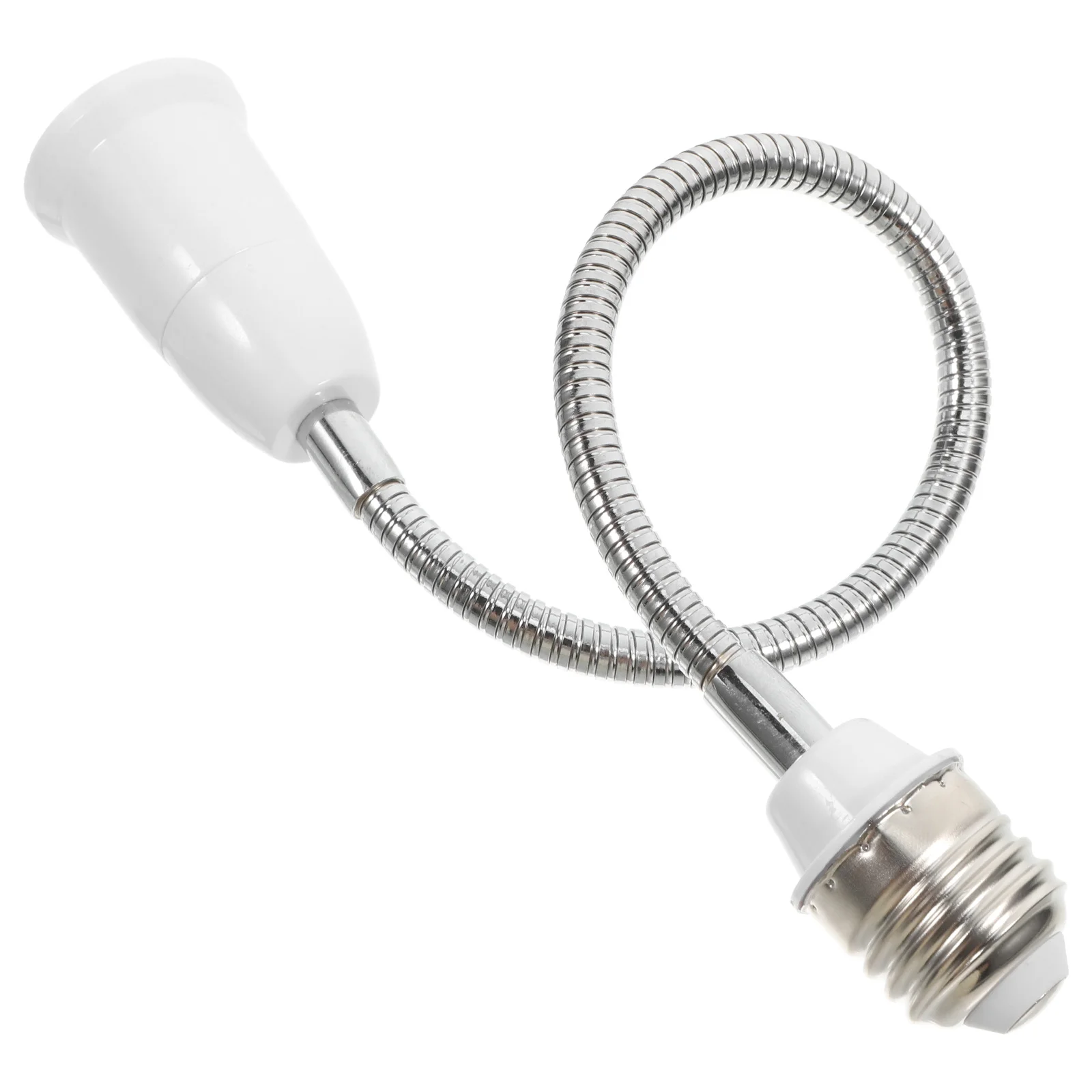 

E27 Lamp Holder Converter Adjustable Flexible Arm 360 Degree Socket Extender For High Ceilings Indoor Outdoor Lighting