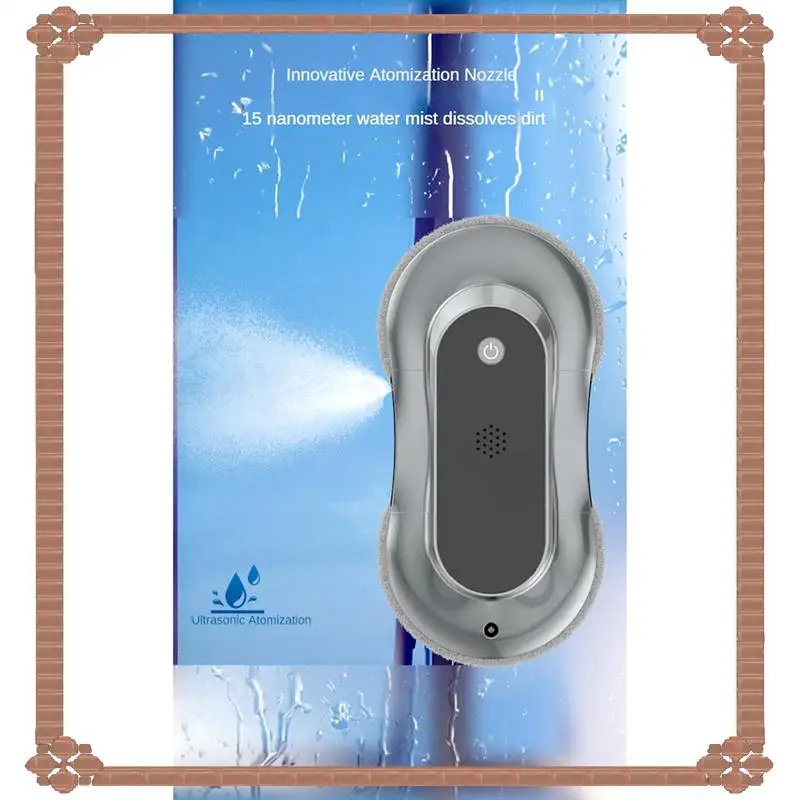 24-Hour Delivery Automatic Water Spray Window Cleaning Robot With Ultra-Thin Body, Auto Path Planning & Powerful 3500Pa Suction