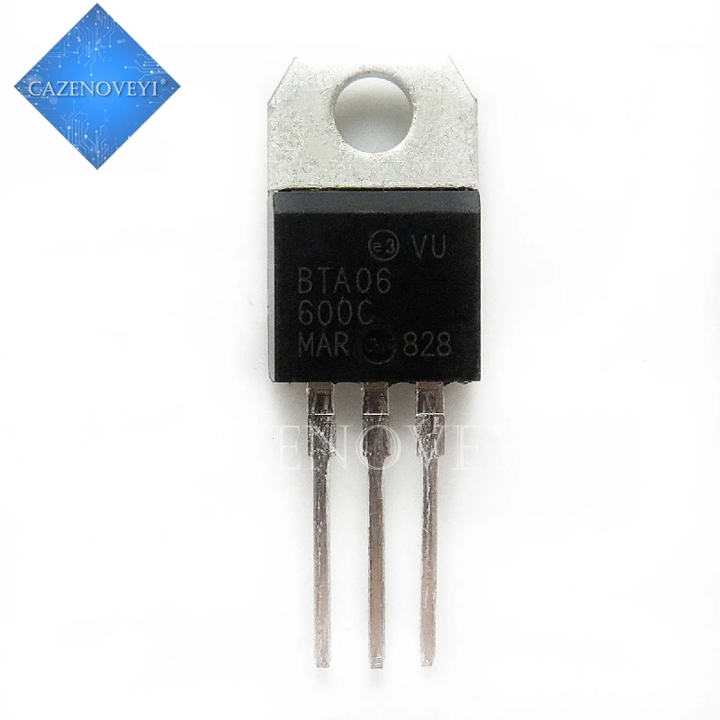 10 قطعة/الوحدة BTA06-600C BTA06-600 TO-220 جديد الأصلي في المخزون