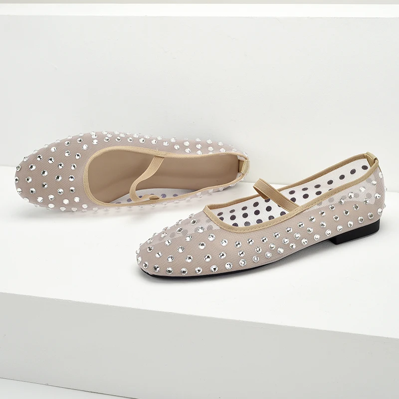 

Ультракомфортные мягкие балетки Мэри Джейн с круглым носком и плоской подошвой, женские модные туфли в нежном стиле на резиновой подошве