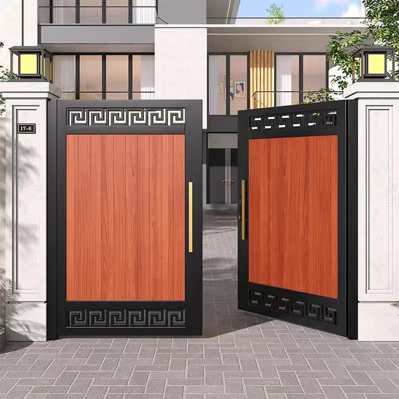 Small low door aluminum alloy villa door outdoor stainless steel yard grille