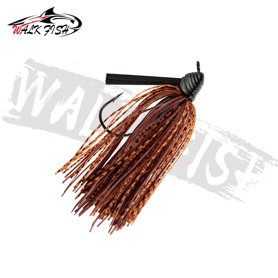 WALK FISH 7G 10G 14G Spinner Köder unkraut jig Bass jig Chatter köder angeln locken chatterbait Wobbler für Bass Fishing Tackle