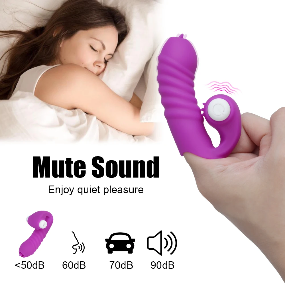 OLO Clitoris Stimulator Vagina Stimulation Sex Toys for Women Erotic Toy Mini Finger Vibrator G-spot Tongue Massager