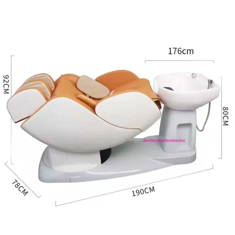 

Professional Beauty Salon Chair Head Spa Waterfall Japanese Hairdressing Shampoo Chair Wash Hair Cadeiras Furniture LJ50BC