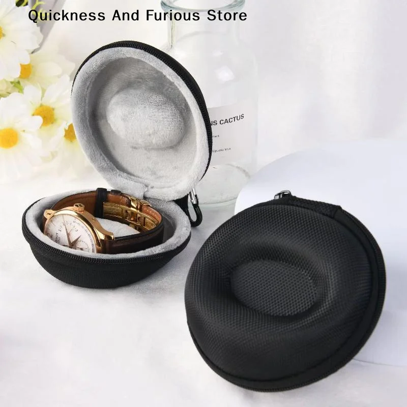【T】1Pcs Shockproof Impact Resistant Portable Storage Box Single Watch Travel Case For Smart Watch Wristwatch Daily Outdoor Carry