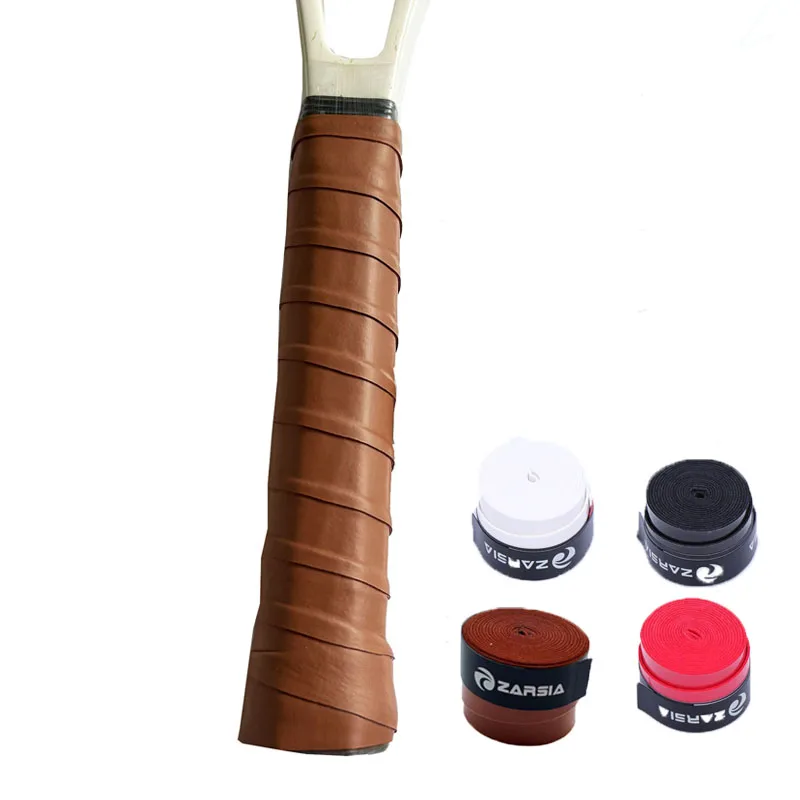 

Badminton Grips Wrap For Racket Handle Non-slip grip handle sweat-absorbing adhesive strip Non-slip comfort 6 Pcs of brown