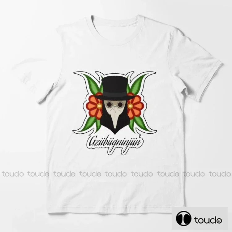 New Gziibiigninjiin Labled Black Men'S T-Shirt Printed T-Shirt Pure Cotton Men Top Tee Print T Shirt O-Neck Short Unisex