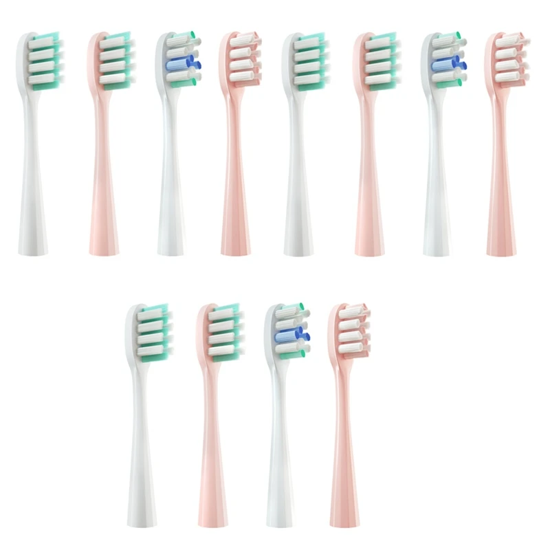 12Pcs Toothbrush Heads Replacement Accessories For Usmile Y1/U1/U2 Electric Tooth Clean Brush Heads Gift  Floss