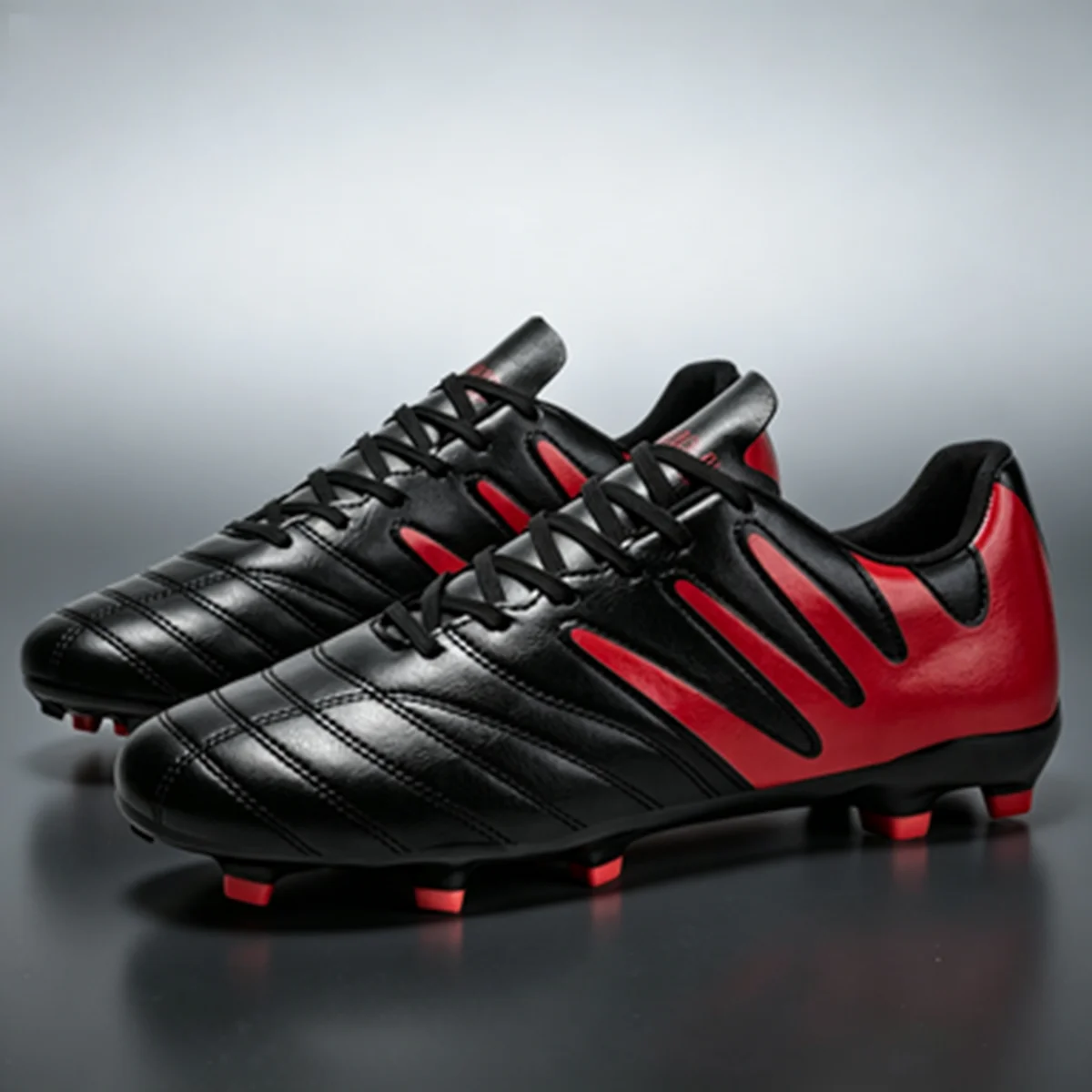Shock Cushion AG FG Football Boots Soft PU Fabric Thick TPU Outsole Anti-slip Wear Resistant Non-rub Long Time Play Boots