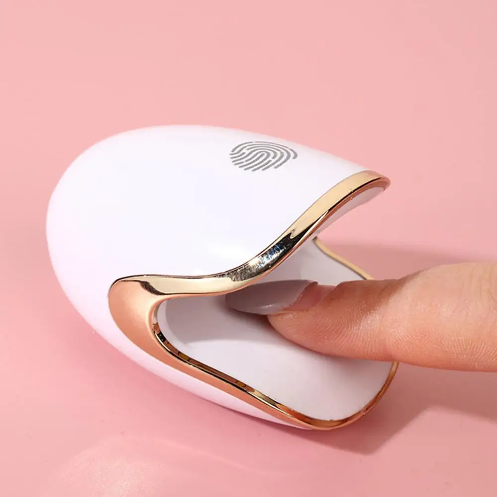 Led Nail Lamp Portable Nail Lamp Fast Curing Gel Polish Portable Uv Nail Dryer with Soft Quick Bake No Led Lamp for Professional