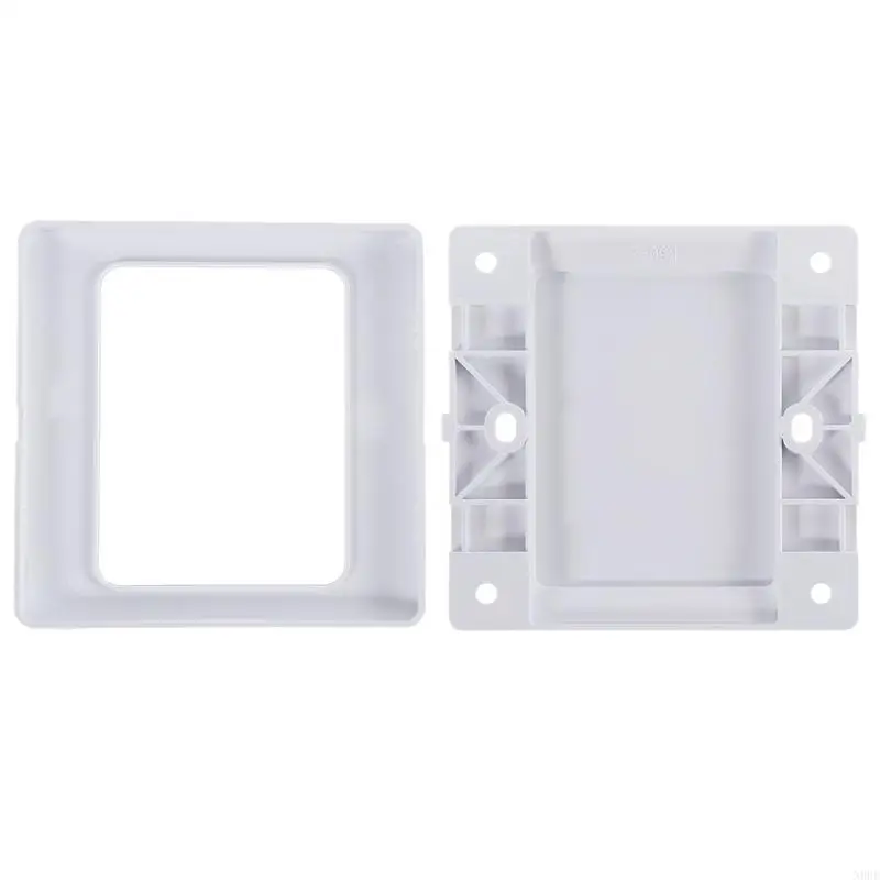 

N0HE Electric Wall Socket Blank Cover Panel Whiteboard ABS Outlet Plate Bezel