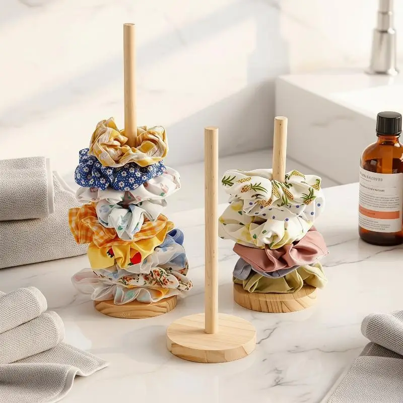 (Hair Scrunchies Hairpin Organizer Cute Girl Jewelry Holder Head Rope Headband Display Rack Children's Hair Accessories Storage)