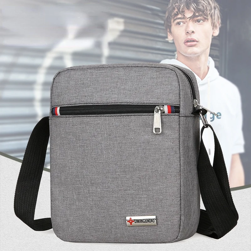 Men's Leisure Shoulder Bag Messenger Small Mobile Phone Casual Collection Wallet Business Crossbody Pocket