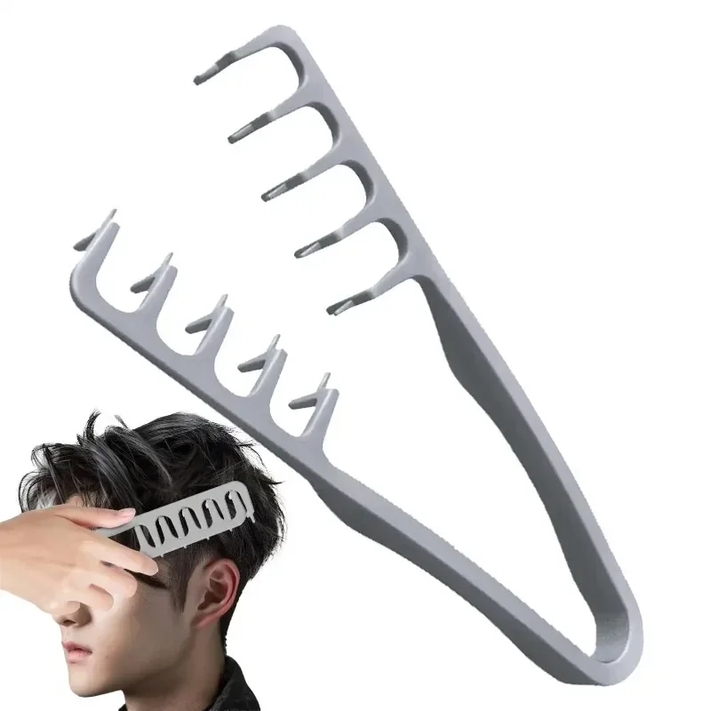 Volumen-Gebender Breitzahn-Haarkamm Styling-Werkzeug für Flauschige Textur für Männer Ideal für Alle Haartypen Haarstyling-Tools