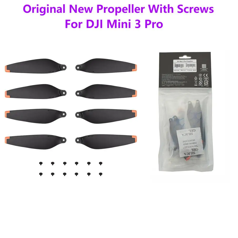 Original New Propeller with Screws for DJI Mini 3 Pro Drone Replacement Accessories Repair Spare Parts In Stock Fast Ship 1Set