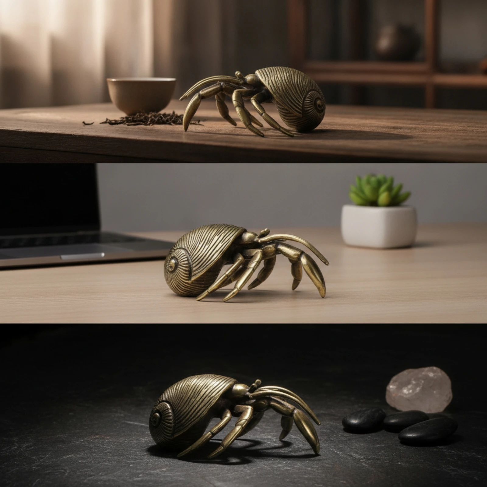 Figurine de crabe ermite sculp - Vintage Toy Collector avis et prix