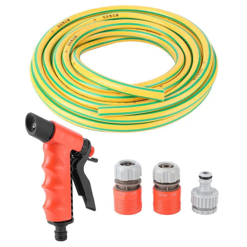 

10m G1/2 PVC Garden Irrigation Hose Kit - Sprayer Set for Lawn Watering & for landscape Care