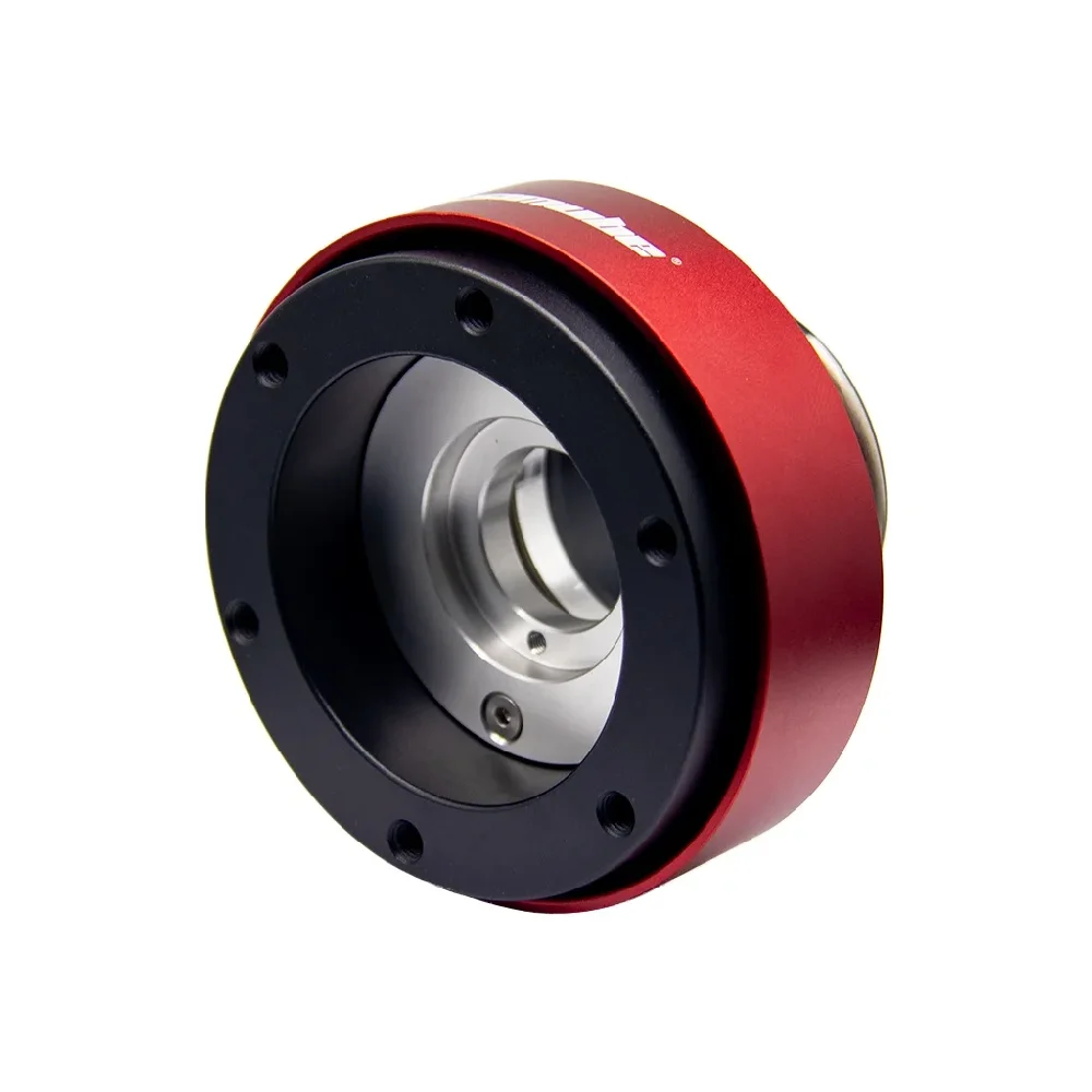 Simube Qr70 Bundle (70mm Pcd) Wheel Side And Base Side, Featuring Cnc Machining And Anodized, Compatibility Moza