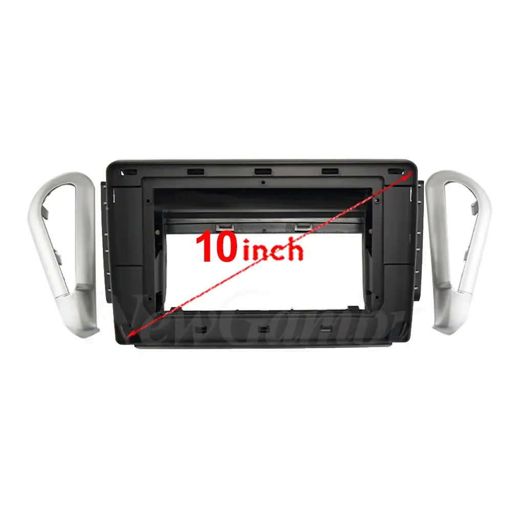 NewGambu 10 pulgadas para PEUGEOT 2008 208 2013 - 2017 marco sin Kits de ajuste de Cable Panel Facia marco de reproductor de Radio
