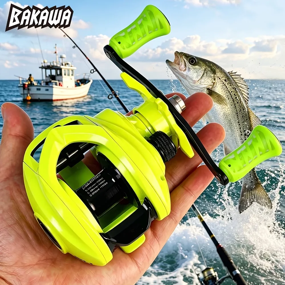 Carrete Baitcasting BAKAWA – Bobina metálica 5+1BB relación 7.2:1 - imagen 4