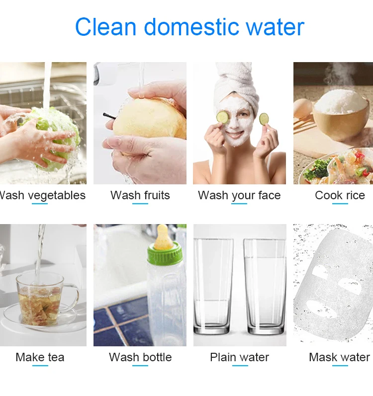 Hot Selling Stainless Steel Ultra Filtration Membrane Water Purifier Kitchen Wholehouse Water Filter System