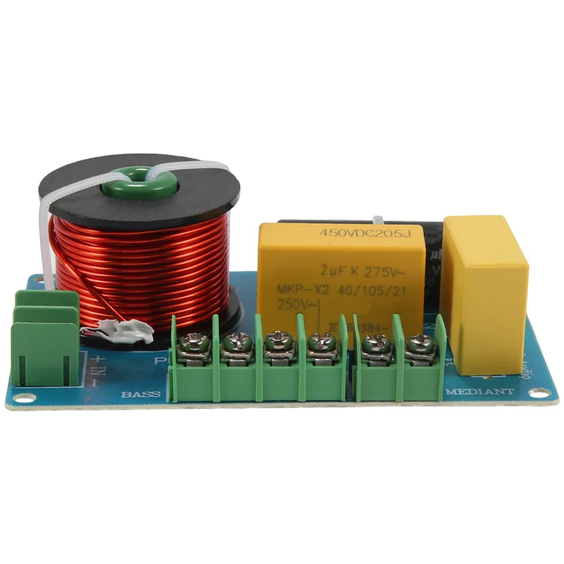 200W 3 Way High Speaker Frequency Divider, Audio Splitter Filter Circuit Board For Home Theater DIY Speaker Crossover-[Y03A]