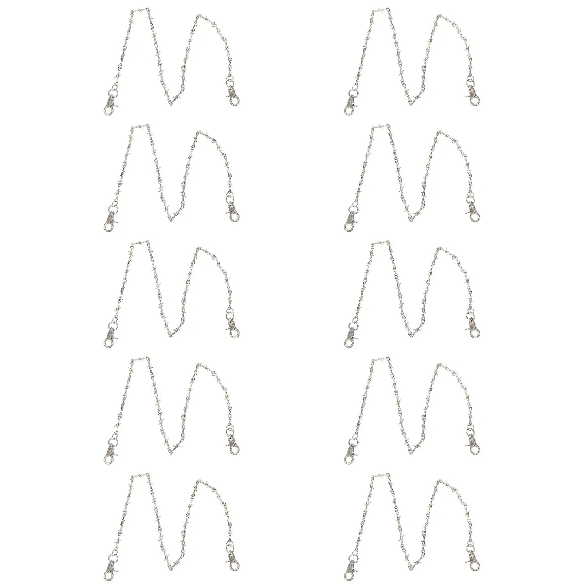 

10pcs 10 Count Chain Belts Pant with Tassel Belly Chains for Women Fashion Accessories Body Jewelry Punk Pants Hip Hop
