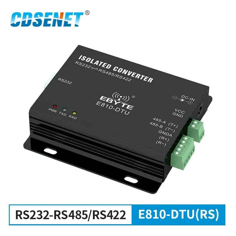 RS232 to RS485/RS422  Isolated Bidirectional Converter 1.2km RS485 5m RS232 CDENET E810-DTU(RS) Industrial Modbus Modem