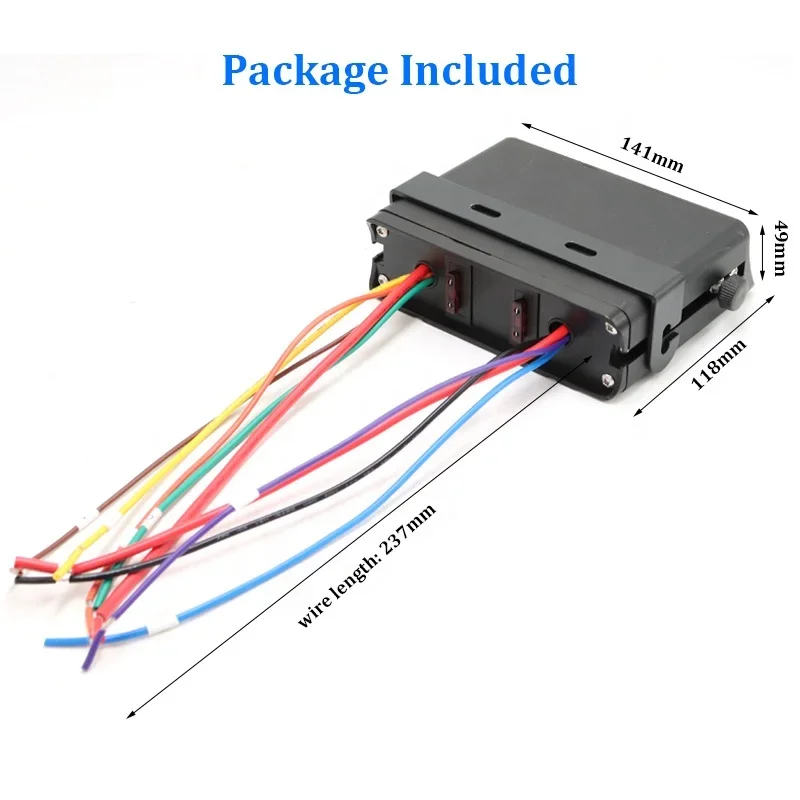 6 sets of rocker box SPST togglepanel 12V 24V 20A panel up to 60 amps Automobile Marine RV