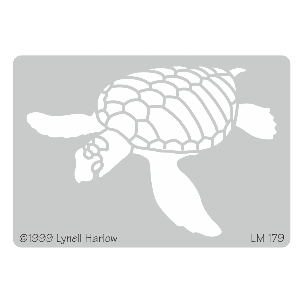 Embossing Dreamweaver Stencils LM 179 Sea Turtle