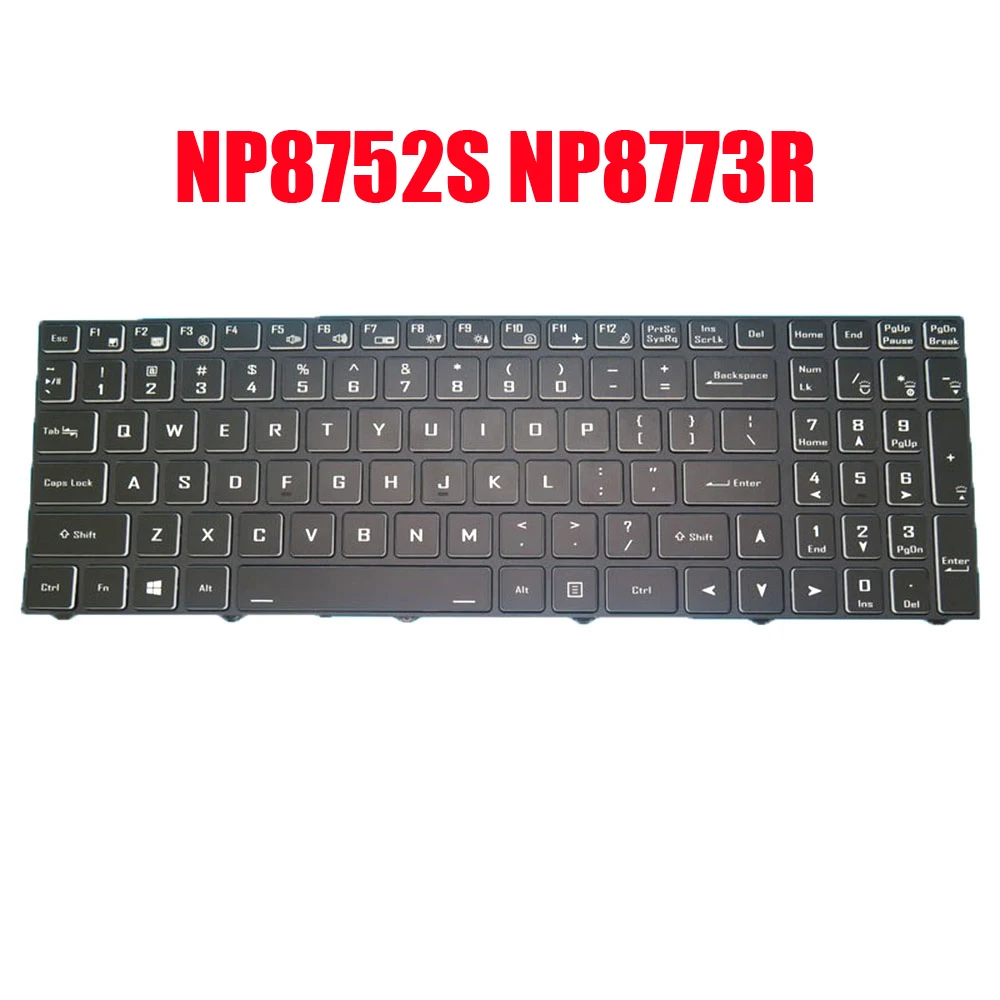 

Laptop Keyboard For Sager NP8752S NP8773R PC50DS-D PC70HR English US Black Without Backlit New