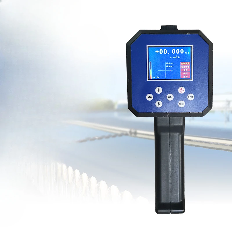 Non-contact Handheld Flow Meter Portable Radar Radio Wave Flow Meter