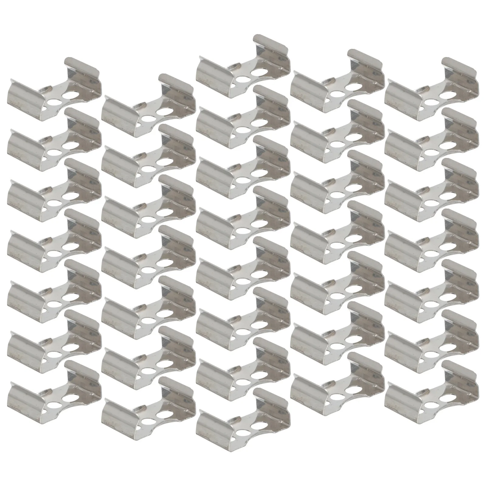 

100Pcs Tube Clips Heavy Duty Fluorescent Light Bracket Secure Lamp Tube Mount for Fixtures Support