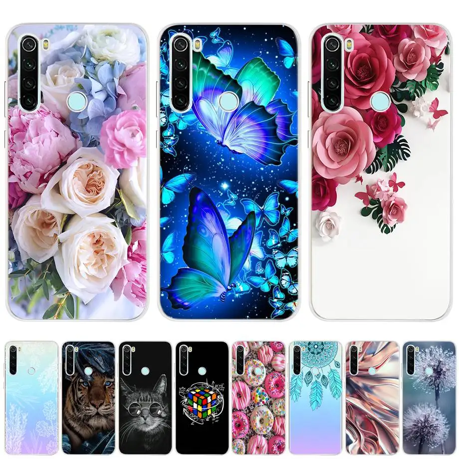 For Xiaomi Redmi Note 8T Case Cover For Xiaomi Redmi Note 8 2021 Back Cover Soft TPU Silicone Funda for Xiomi Redmi Note8 Coque