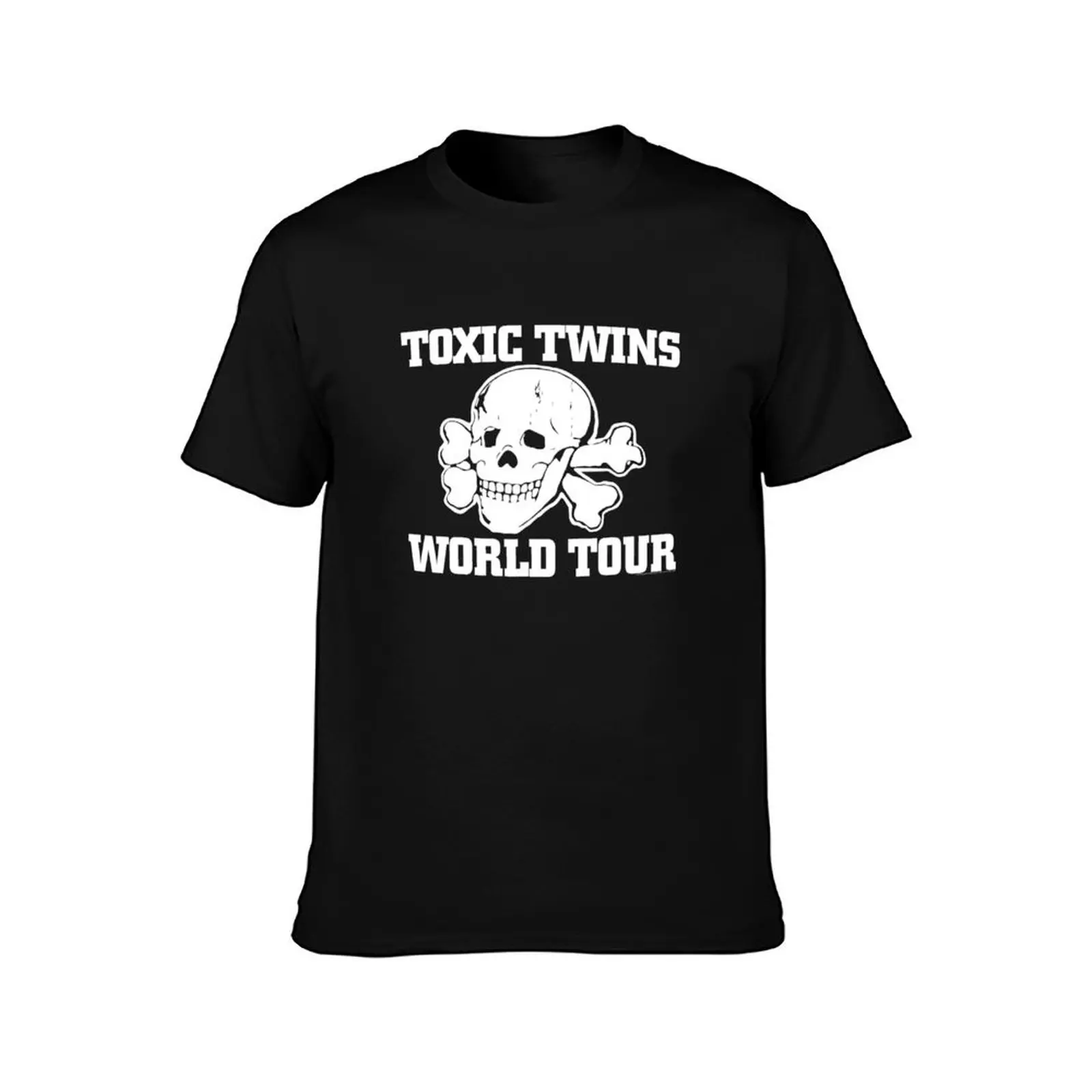 Toxic Twins World Tour T-Shirt Summer Casual Cotton Tee Oversized Streetwear Tops Vintage Graphic Print Unisex Men Women